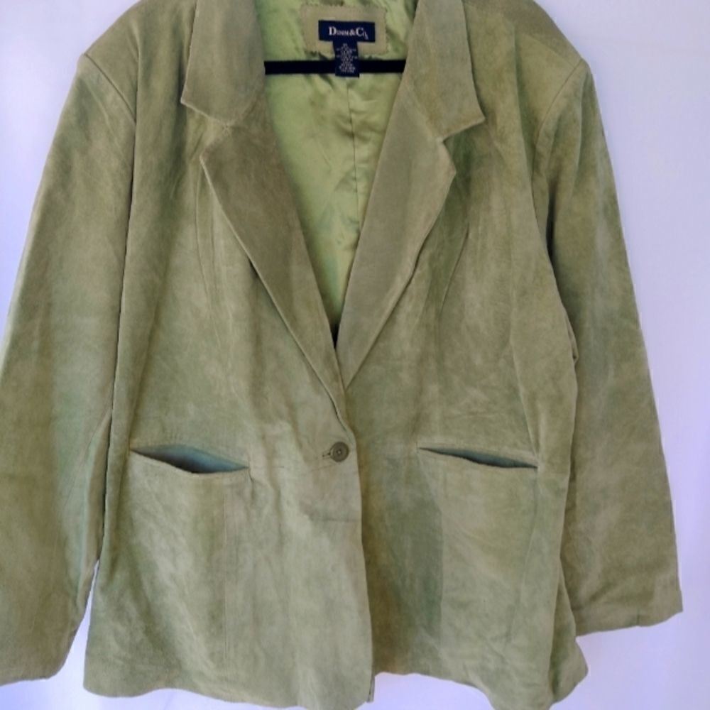 Denim & co leather jacket